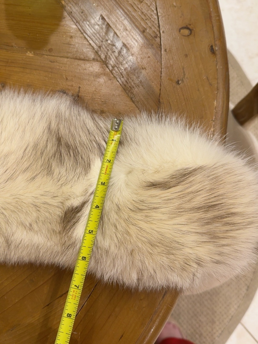 SAGA Shadow Blue Fox Fur Stole Scarf Genuine Vintage 45”